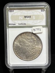 1891 Morgan Silver Dollar Uncirculated