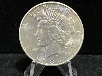 1934 D Silver Peace Dollar - Uncirculated