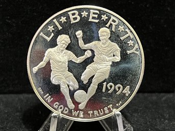 1994 World Cup Commemorative Proof Silver Dollar