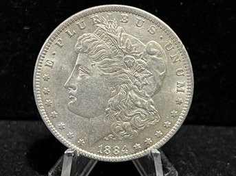 1884 O Morgan Silver Dollar - Almost Uncirculated