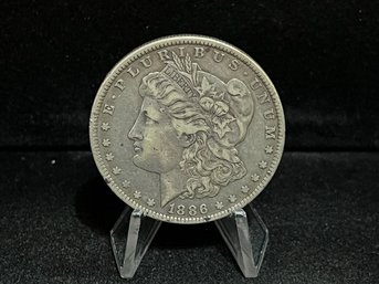 1886 O Morgan Silver Dollar - Very Fine