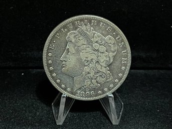 1896 S Morgan Silver Dollar - Fine