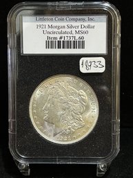 1921 P Morgan Silver Dollar - Uncirculated