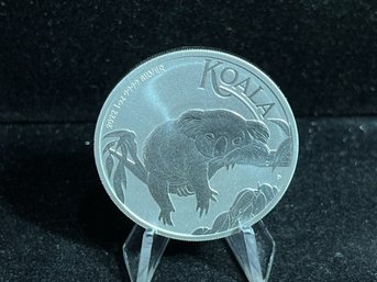 2022 Australia Koala 1 Dollar One Troy Ounce .999 Fine Silver Coin