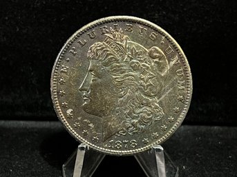 1878 S Morgan Silver Dollar - Almost Uncirculated - Toned