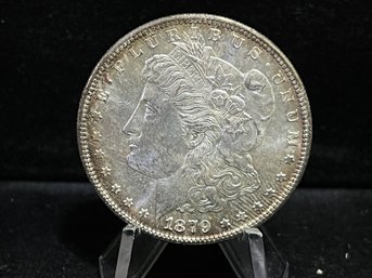 1879 S Morgan Silver Dollar - Almost Uncirculated