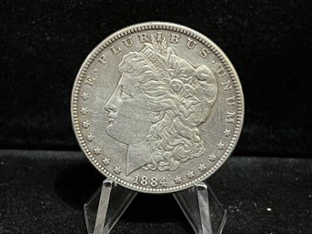 1884 P Morgan Silver Dollar - Extra Fine