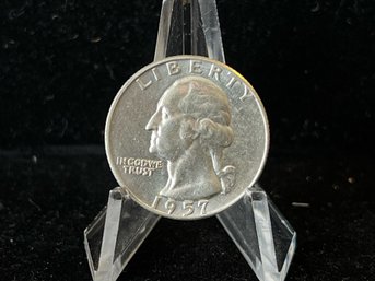 1957 D Washington Silver Quarter - Brilliant Uncirculated