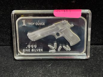 Unknown Mint  Desert Eagle 1 Troy Ounce .999 Fine Silver Bar