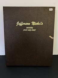 Jefferson Nickel Book - 1938 To 1994 - Near Complete