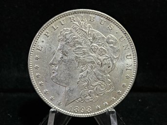 1898 P Morgan Silver Dollar - Almost Uncirculated