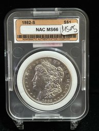 1882 S Morgan Silver Dollar - Uncirculated