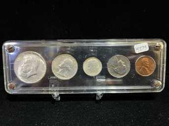 1964 Five Piece US Coin Year Set With Kennedy Half Dollar - Uncirculated