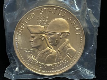 US Mint Struck US Army Medallion - 3' Diameter Original Packaging