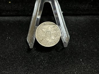 1852 3 Cent Silver Trime - Fine