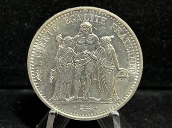 1965 10 Francs .7234 Troy Ounce .999 Fine Silver Coin