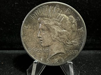 1921 P Peace Silver Dollar - Extra Fine