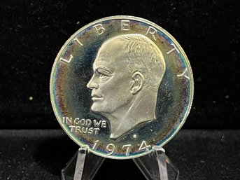 1974 S Eisenhower Proof Silver Dollar - Proof