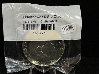 1976 S Eisenhower Silver Dollar - Proof