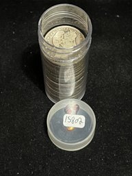 Roll Of 40 Barber 90 Percent Silver Quarters - $10 Face
