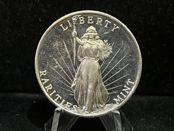 Rarities Mint St Gaudens High Relief 1 Ounce .999 Fine Silver Round