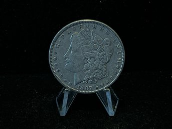 1887 P Morgan Silver Dollar