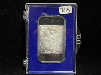 US Postage 'Inverted Jenny' One Ounce .999 Fine Silver Bar