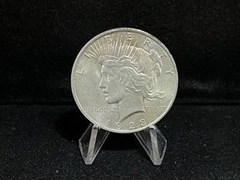 1923 P Peace Silver Dollar - Almost Uncirculated