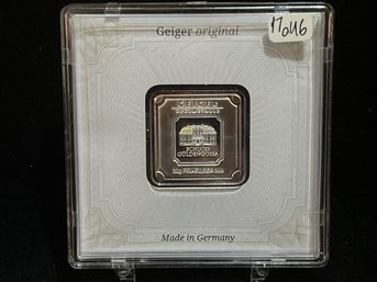 Geiger Original Premium Twenty Gram .999 Fine Silver Piece