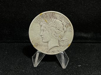 1934 S Peace Silver Dollar - Very Fine