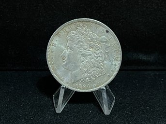 1884 O Morgan Silver Dollar - Almost Uncirculated