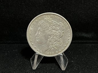 1890 P Morgan Silver Dollar - Almost Uncirulated