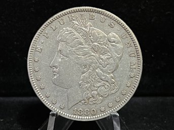 1880 P Morgan Silver Dollar - Extra Fine