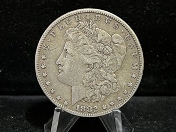 1882 P Morgan Silver Dollar - Very Fine