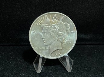 1922 P Peace Silver Dollar - Uncirculated