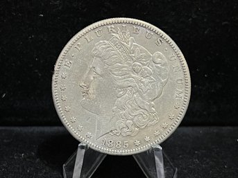 1885 S Morgan Silver Dollar - Almost Uncirculated