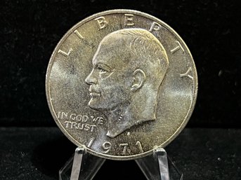 1971 S Eisenhower Silver Dollar - Uncirculated