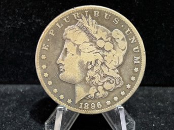 1896 S Morgan Silver Dollar - Fine