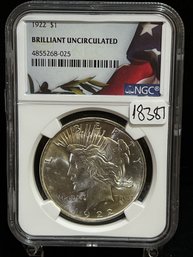 1922 P Peace Silver Dollar - NGC Brillaint Uncirculated