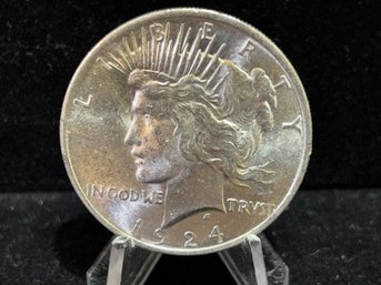 1924 P Peace Silver Dollar Uncirculated