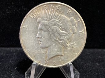 1927 S Peace Silver Dollar Extra Fine