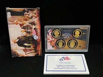2007 United States Mint Presidential Dollar Proof Set