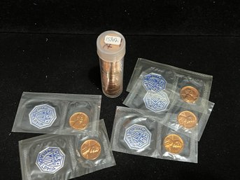 Roll Of Proof Lincoln Cents - Lincoln Memorial And Commemoratives