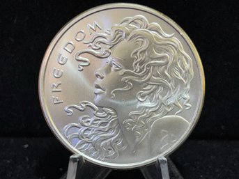 Silver Shield Freedom Girl .999 Fine Silver 1 Troy Ounce Round