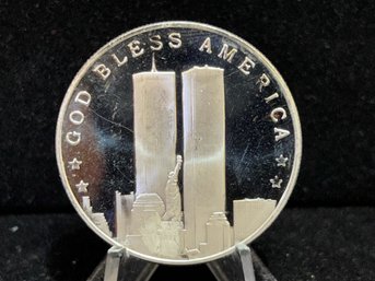 9/11 Memorial .999 Fine Silver 1 Troy Ounce Round