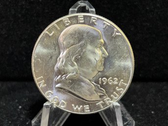 1962 Franklin Silver Half Dollar - Uncirculated