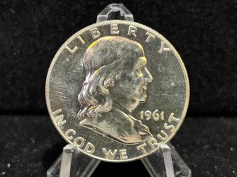 1961 Franklin Silver Half Dollar - Proof