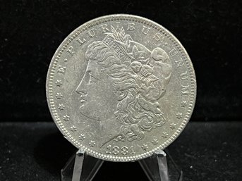 1881 O Morgan Silver Dollar - Almost Uncirculated