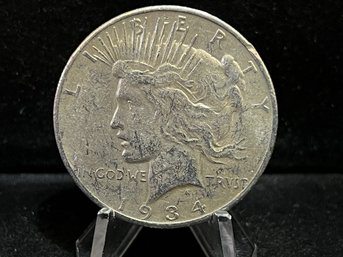 1934 S Peace Silver Dollar - Very Fine