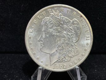 1902 O Morgan Silver Dollar - Almost Uncirculated